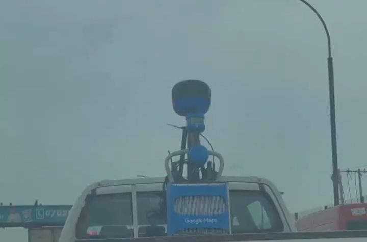 Google Street View car in Lagos
